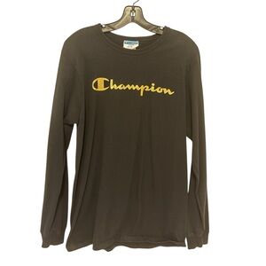 CHAMPION LONG SLEEVE LARGE BLACK